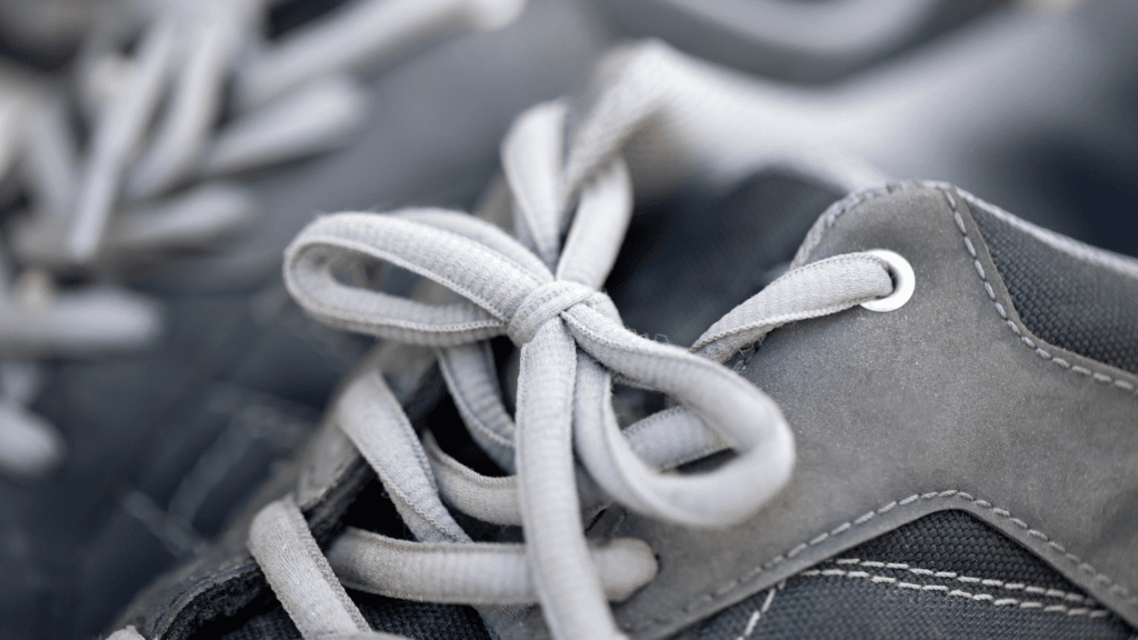 shoes with shoelaces